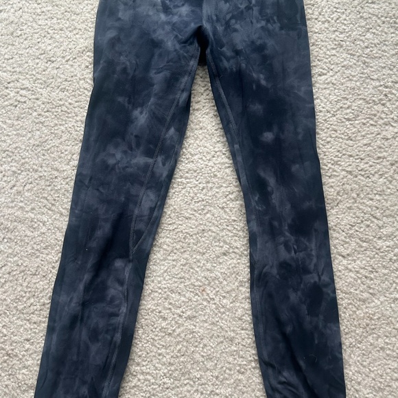 Lululemon Align Super-High-Rise Pant 28" Diamond Dye Pitch Grey Size 4 - Picture 4 of 6